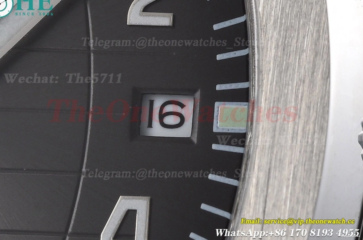 Grey GDF 40mm 5167 SS Dial Nautilus SS MY8215 0124